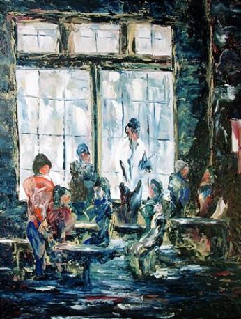 Le garçon de café. - Roger de Greef