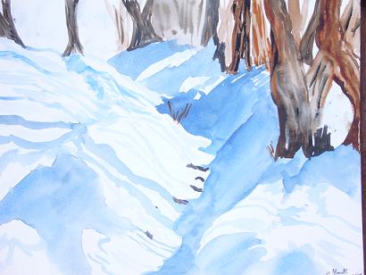 paysage de neige 1 - Jean-Luc Marcelli