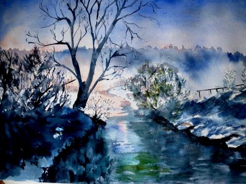 paysage de neige - Jean-Luc Marcelli