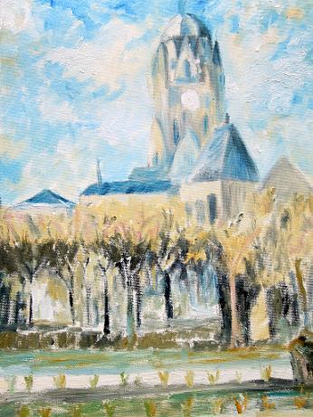 Soleil d'hiver sur Saintes - Jean-Luc Marcelli