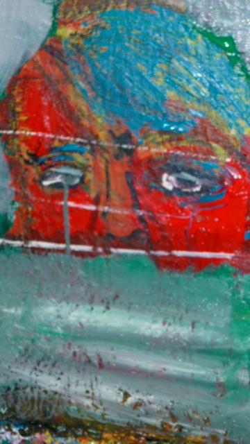 regard en rouge - Bruno des Grottes