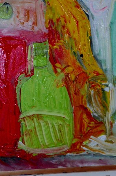 nature morte verte - Bruno des Grottes