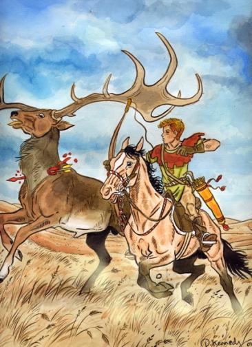 Chasse u Mégloceros - Diana Kennedy