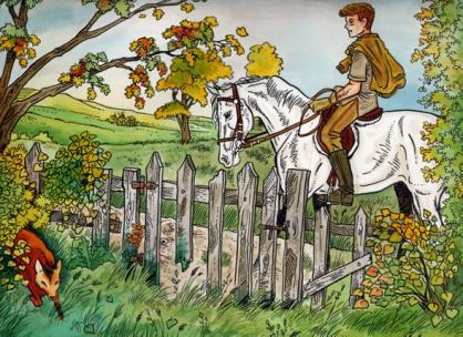 Kennedy en promenade d'Automne - Diana Kennedy