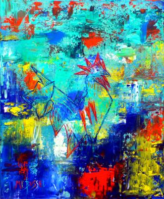 LE COQ ARLEQUIN - Marie-France Busset