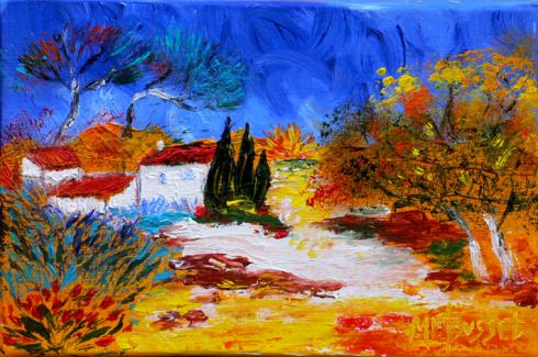 PROVENCE EN AUTOMNE - Marie-France Busset