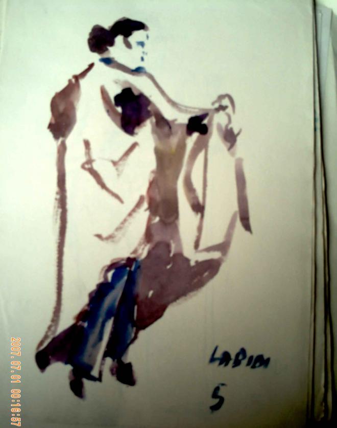 Model vivant 5 - Mohamed Labidi - Cliquer pour afficher en grand