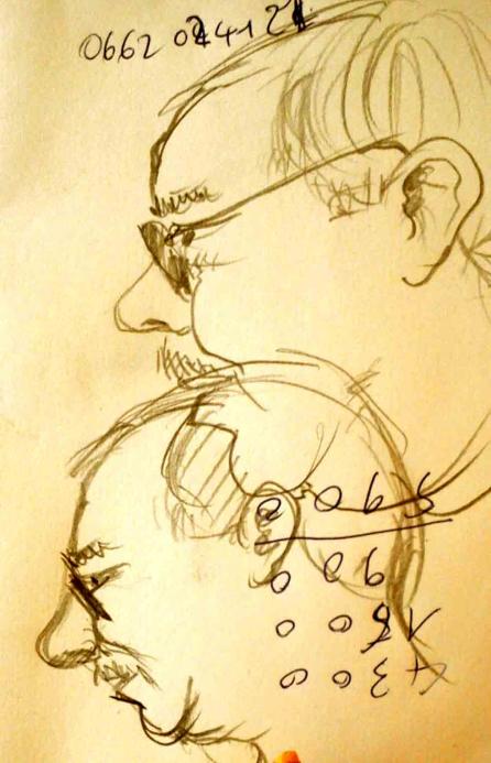 Auto portrait-caricature - Mohamed Labidi