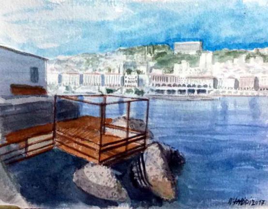 Vue sur le front de mer - Mohamed Labidi