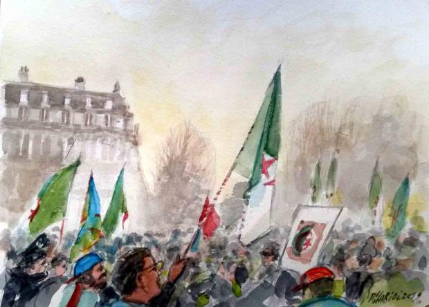 manif à Paris Mars 2019 - Mohamed Labidi - Cliquer pour afficher en grand
