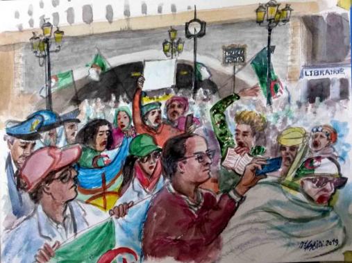 Place Audin Avril 2019. - Mohamed Labidi