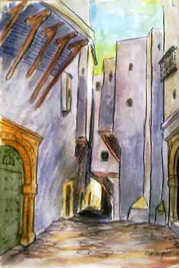 Ruelle dans la citadelle. - Mohamed Labidi