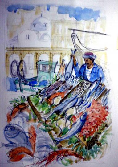 La pêcherie d'Alger - Mohamed Labidi