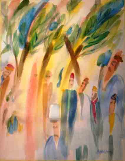 Scene de rue - Mohamed Labidi