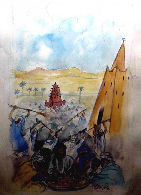Zerda à Timimoune - Mohamed Labidi
