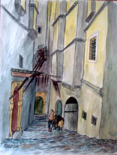 Fontaine dans la ruelle - Mohamed Labidi