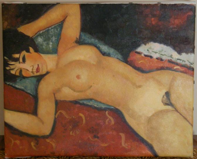 Modigliani - Nu étendu - Alain Dreyer - Cliquer pour afficher en grand
