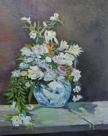 Bouquet blanc - Véronique Maly