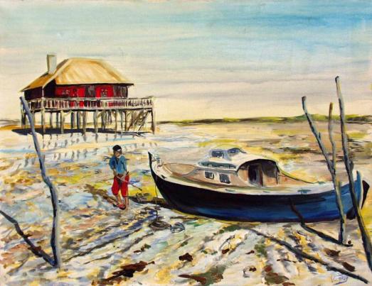 tchanquée arcachon - Véronique Maly