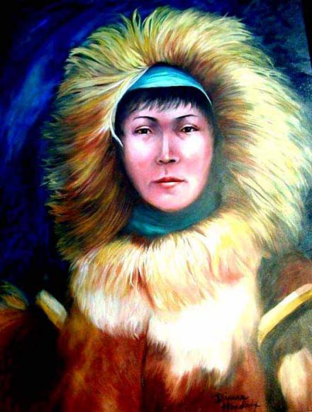 Alaska Native Woman-Natalia - Dianne Roberson Hendrix