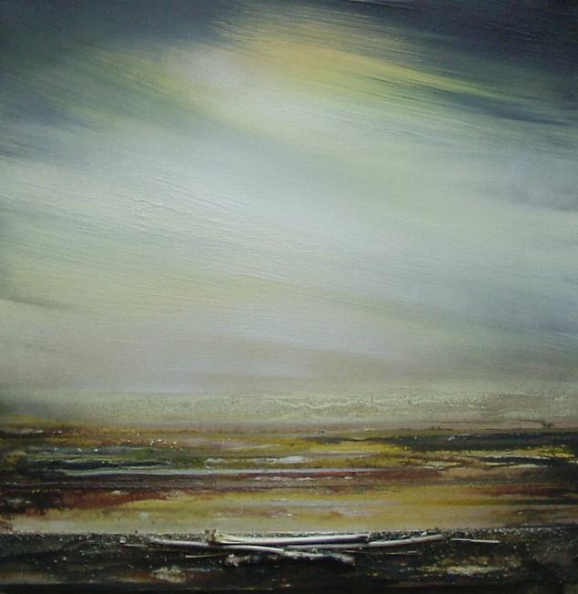 Hauxley haven Moonlight & Driftwood Series 16ab - Mike Bell - Click to enlarge