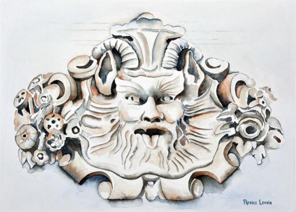 Bordeaux - Mascaron - Patrice Levoin - Click to enlarge
