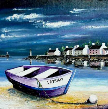 La Bretagne - la barque échouée - Patrice Levoin
