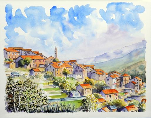 Corse Rusio (Rusiu) village de  Castagniccia - Patrice Levoin