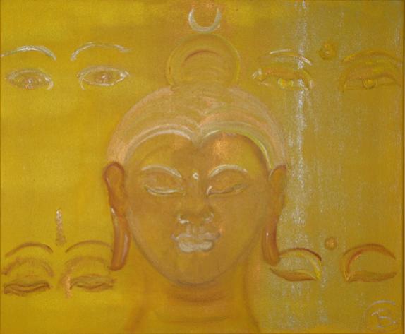 Les yeux de Buddha - Brigitte Caprani