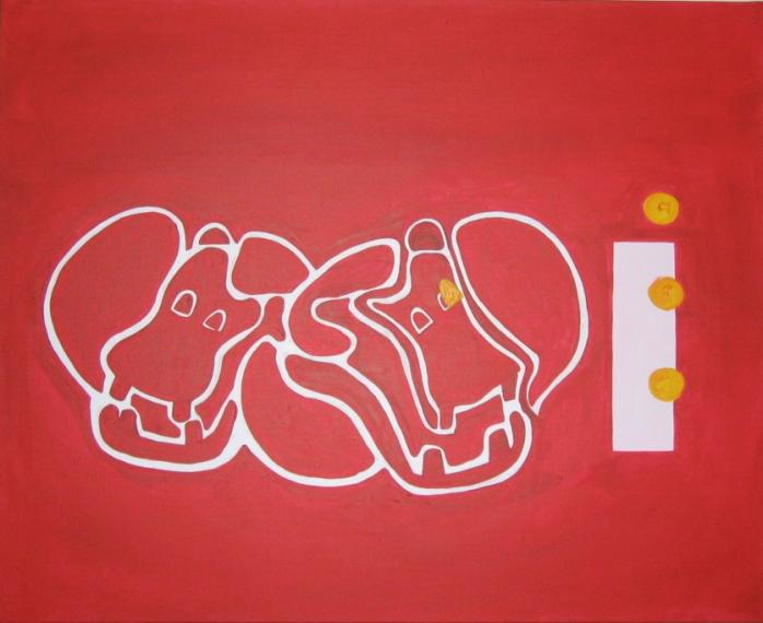 Red Hipopotamus - Stephane Santos - Cliquer pour afficher en grand