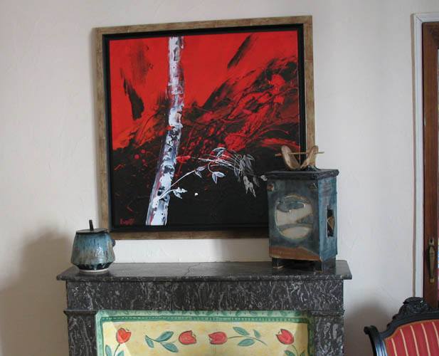 Dancing with Fire in the Living room - Monica Bassett - Cliquer pour afficher en grand
