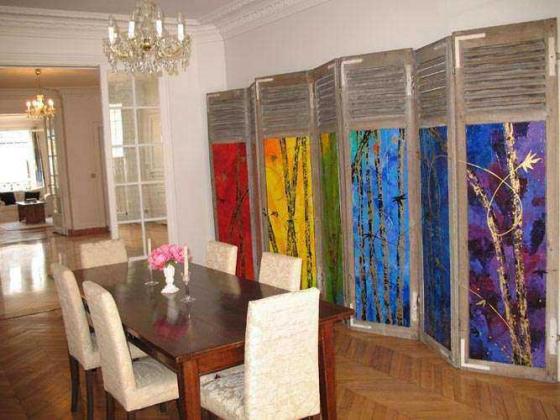 Rainbow of Life in the dining room 14'x7' - Monica Bassett