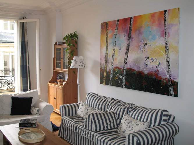 Lover's Sky in Living Room - Monica Bassett - Click to enlarge