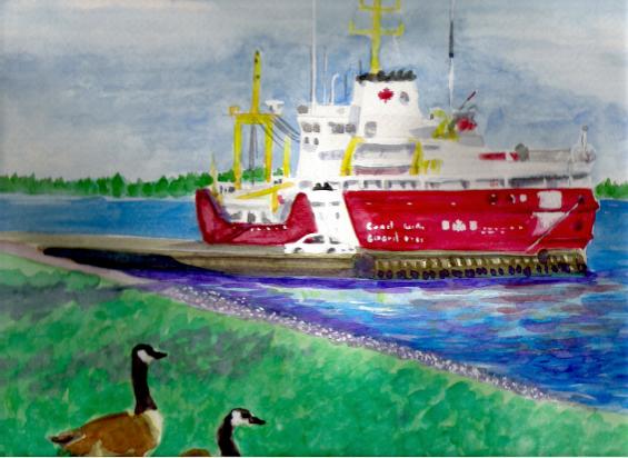 Coast Guard Ship, Canadian - Suzanne Berton