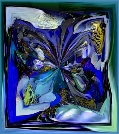 Trefle bleu - Nicole Bourgait
