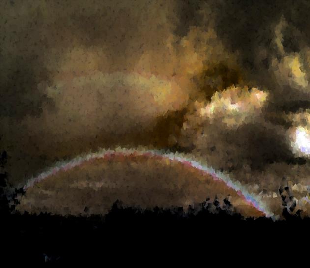 Arc en ciel - Nicole Bourgait - Cliquer pour afficher en grand