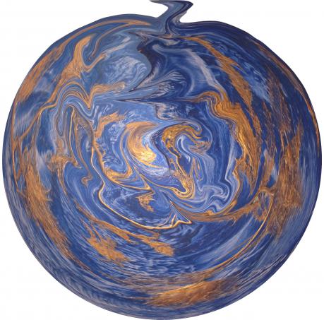 Boule Bleue - Nicole Bourgait