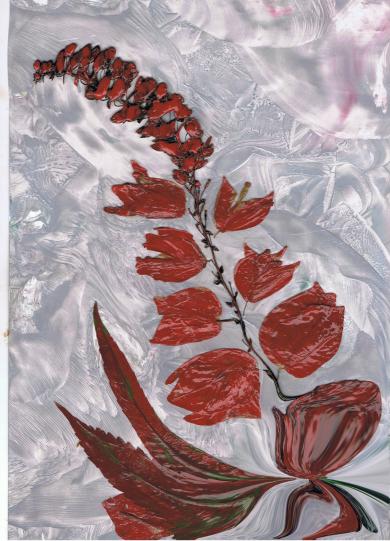 Bquet rouge - Nicole Bourgait