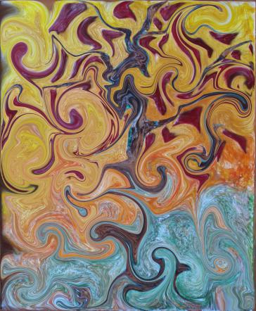 Arbre  lanternes - Nicole Bourgait
