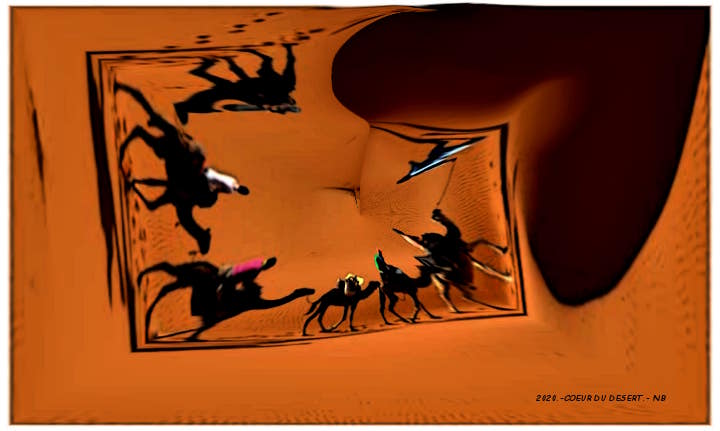 Coeur du desert - Nicole Bourgait - Cliquer pour afficher en grand