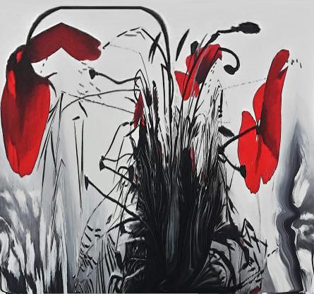 Coquelicots - Nicole Bourgait