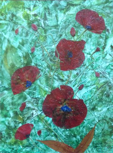 Coquelicots ro. - Nicole Bourgait
