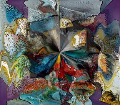 Rosace de couleurs - Nicole Bourgait
