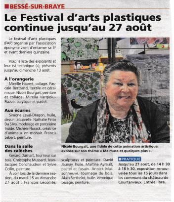 2017-08- ECHO DU LOIR - Nicole Bourgait