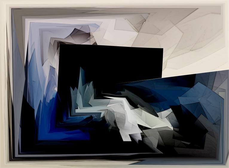 Iceberg couché - Nicole Bourgait - Click to enlarge