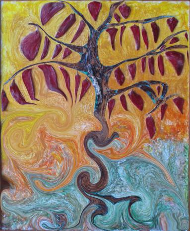 Arbre  lanternes - Nicole Bourgait