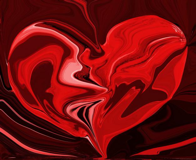 Coeur St Valentin - Nicole Bourgait - Cliquer pour afficher en grand