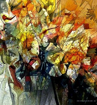 Le bouquet - Nicole Bourgait