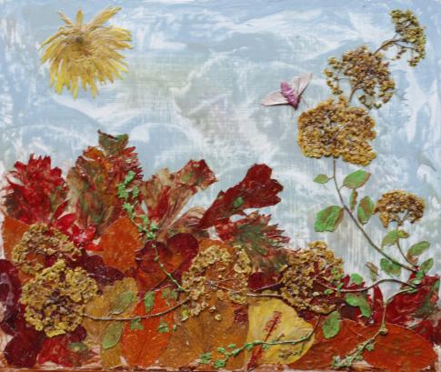 Papillon rose - Nicole Bourgait