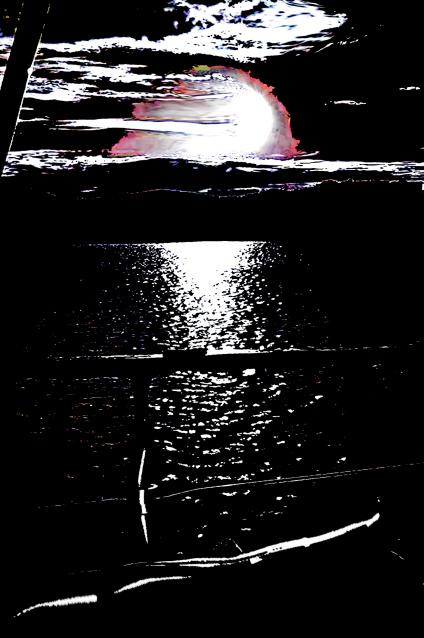 Lune sur la Mer - Nicole Bourgait